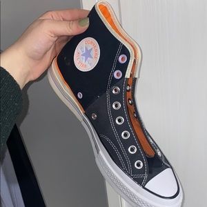 High top chuck converse. Size 10 w or 8 men’s.